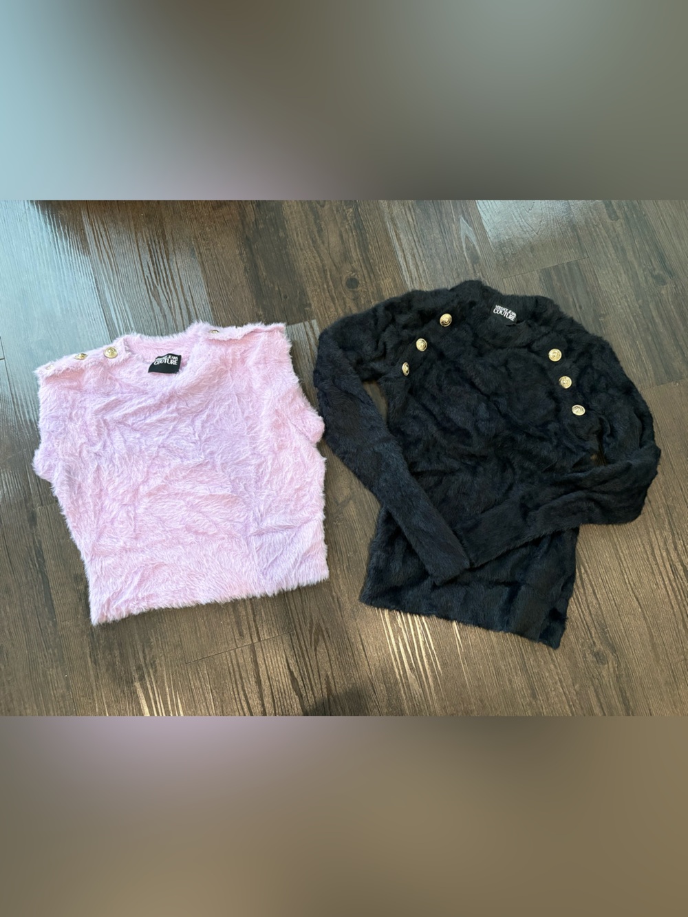 Versace Jeans Couture Soft Fuzzy Cardigan